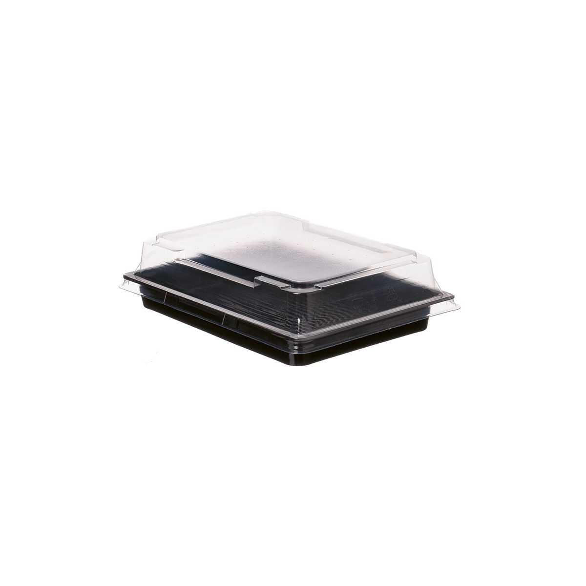 Sushi Schale 163x113x47mm & Deckel | 411 Schwarz