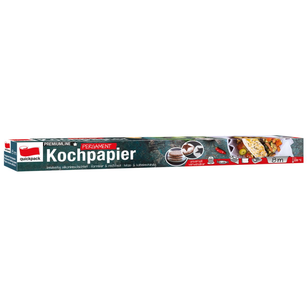 Back- & Kochpapier Rollen 38cm x 8 lfm | Weiß