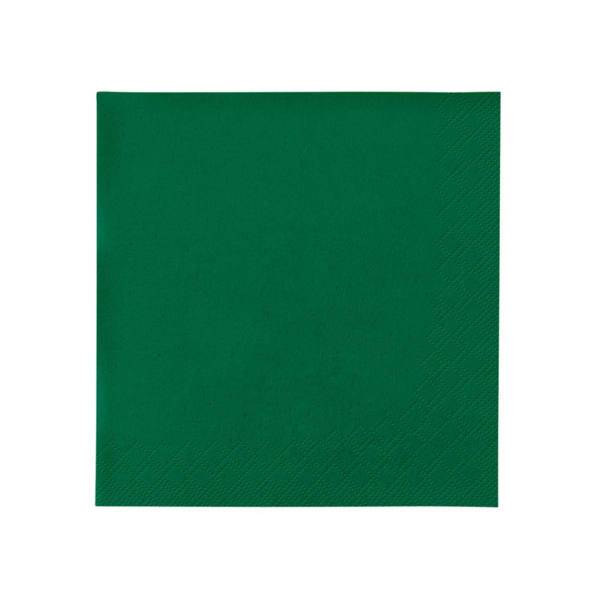 Serviette Grün 33cm 2-Lagig 1/4 Falz