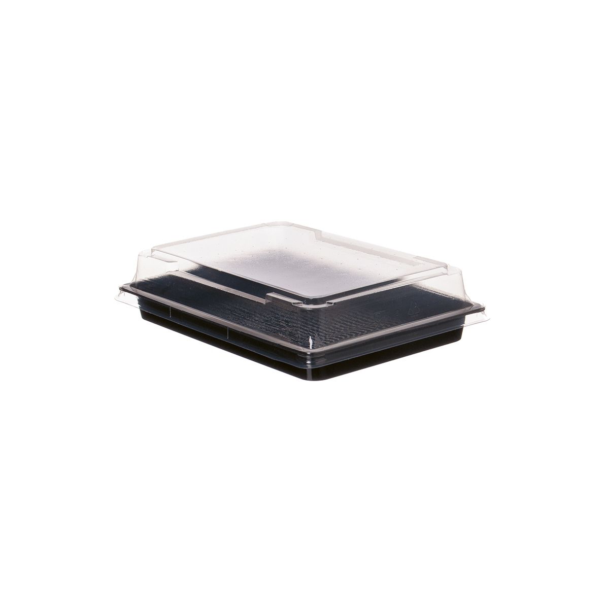 Sushi Schale 185x127x58mm & Deckel | 412 Schwarz