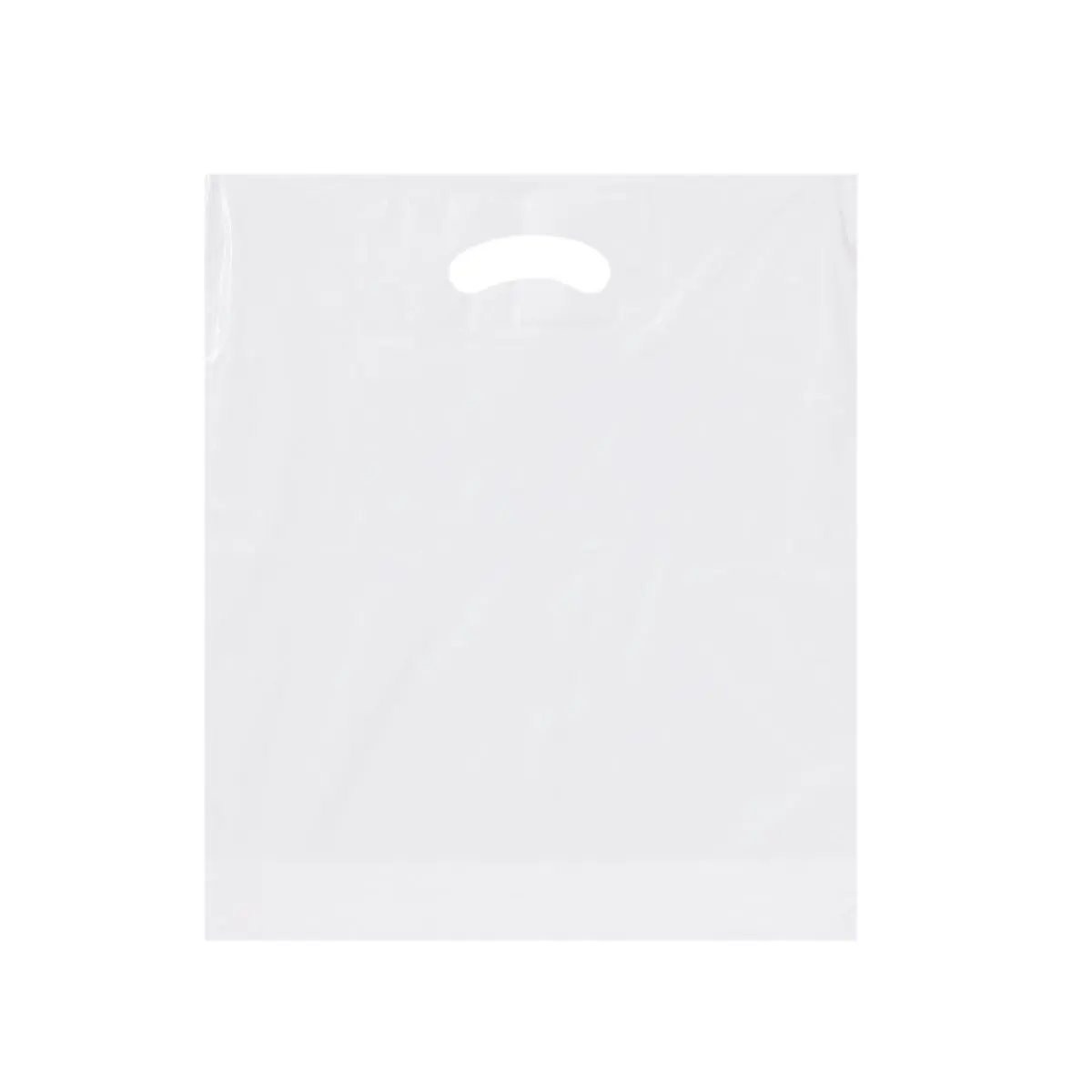 Poly-Tragetaschen 380x450x50mm | PE Weiß
