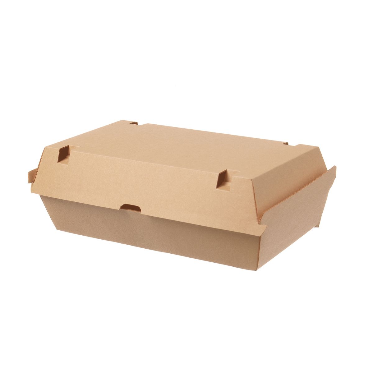 Lunchbox Wellpappe 204x107x77mm | Braun