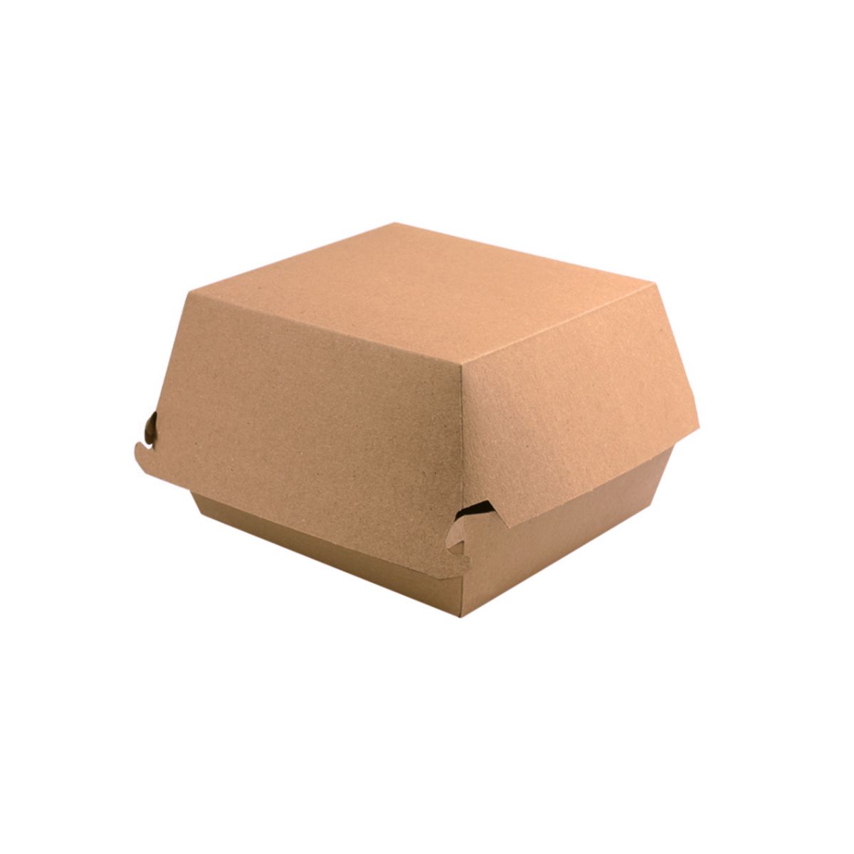 Hamburger Box 135x125x75mm Braun Pappe