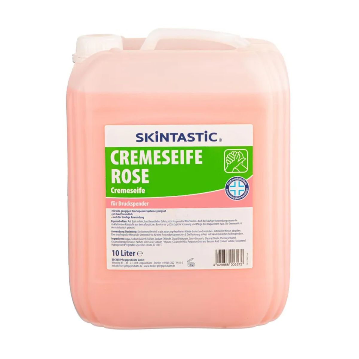 Skintastic Cremeseife 10L Rosé für Druckspender