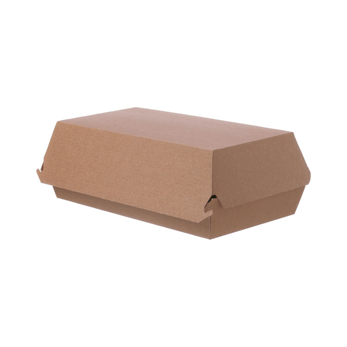 Lunchbox aus Pappe 205x107x78 mm Kraft/Kraft Braun
